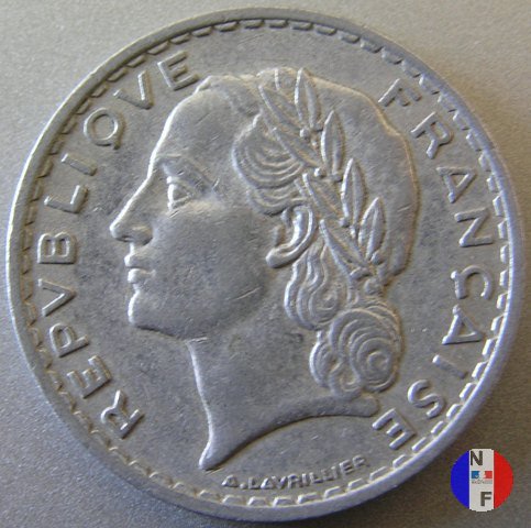 5 franchi 1950 (Beaumont Le Roger)