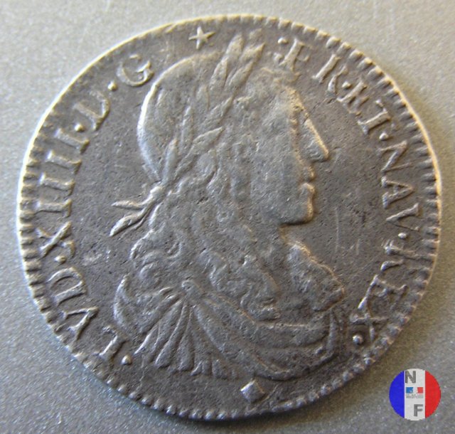 5 sols (1/12 di scudo) 1662 (Lyon)