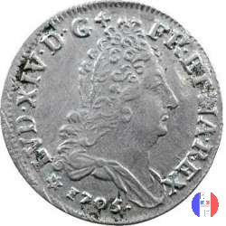 10 Sols alle 4 corone 1705 (Strasbourg)