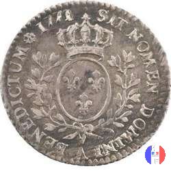 1/10 scudo alla "vieille tete" 1771 (Paris)