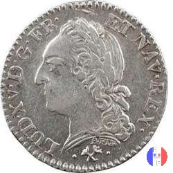 1/10 scudo alla "vieille tete" 1772 (Bayonne)