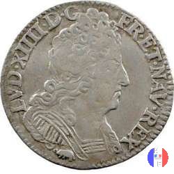 1/10 scudo alle tre corone 1711 (Dijon)