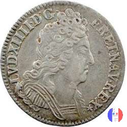 1/10 scudo alle tre corone 1712 (Paris)