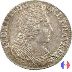 1/10 scudo alle tre corone 1712 (Amiens)