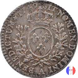 1/10 scudo au bandeau dal 1746 al 1759 1749 (Paris)