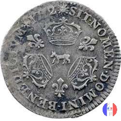 1/10 scudo di Béarn alle tre corone 1712 (Pau)