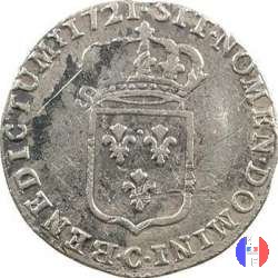 1/12 di scudo di Francia 1721 (Caen)