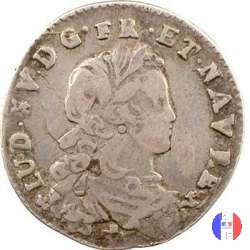 1/12 di scudo di Francia 1721 (La Rochelle)