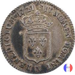 1/12 di scudo di Francia 1721 (Montpellier)