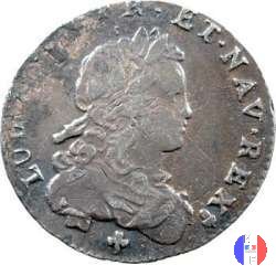 1/12 di scudo di Francia 1721 (Reims)