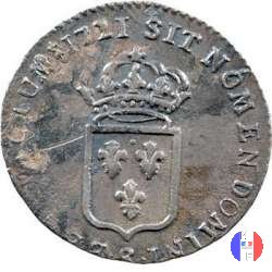 1/12 di scudo di Francia 1721 (Reims)