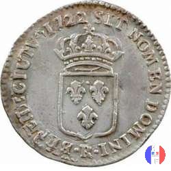 1/12 di scudo di Francia 1722 (Orleans)