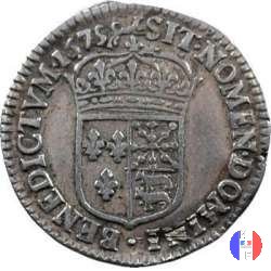 1/12 scudo Béarn mèche longue 1675 (Pau)