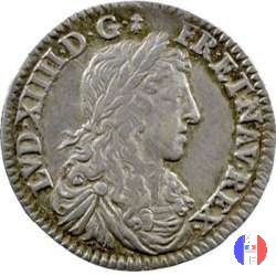 1/12 scudo al busto giovanile 1659 (Paris)