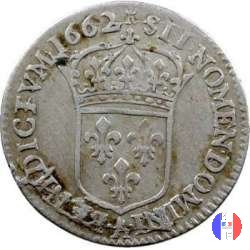 1/12 scudo al busto giovanile 1662 (Paris)