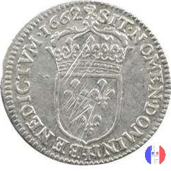 1/12 scudo al busto giovanile 1662 (Limoges)