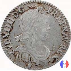 1/12 scudo alla "mèche longue" 1653 (Toulouse)