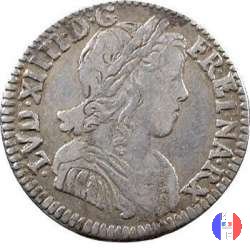 1/12 scudo alla "mèche longue" 1653 (Bordeaux)