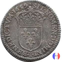 1/12 scudo alla "mèche longue" 1659 (Limoges)