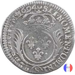 1/12 scudo alle palme 1694 (Reims)