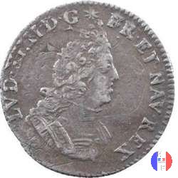 1/12 scudo alle palme 1695 (Paris)