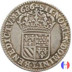 1/16 scudo delle Fiandre 1686 (Lille)