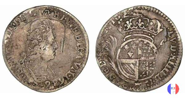 1/16 scudo delle Fiandre alle palme 1694 (Lille)