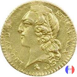 1/2 Luigi d'oro al "bandeau" 1768 (Paris)
