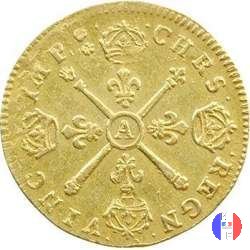 1/2 Luigi d'oro alle insegne 1704 (Paris)