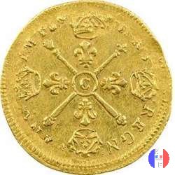 1/2 Luigi d'oro alle insegne 1704 (Caen)