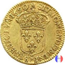 1/2 Luigi d'oro allo scudo 1690 (Toulouse)