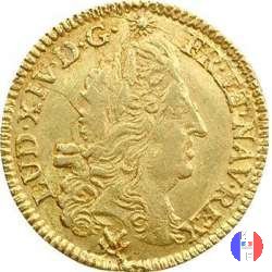 1/2 Luigi d'oro allo scudo 1691 (Dijon)