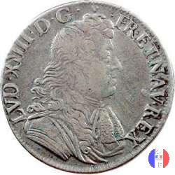 1/2 scudo alla cravatta 1679 (La Rochelle)