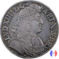 1/2 scudo alla cravatta 1679 (Aix-en-provence)