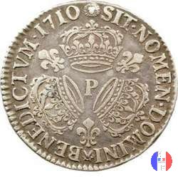 1/2 scudo alle 3 corone 1710 (Dijon)