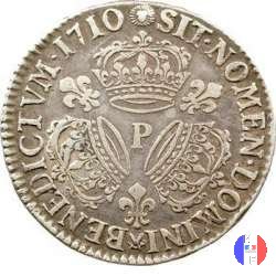 1/2 scudo alle 3 corone 1710 (Dijon)