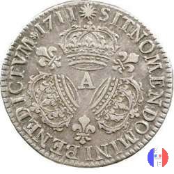 1/2 scudo alle 3 corone 1711 (Paris)