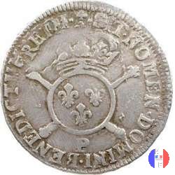 1/2 scudo alle Insegne 1701 (Dijon)