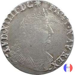 1/2 scudo alle Insegne 1702 (La Rochelle)