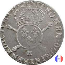 1/2 scudo alle Insegne 1702 (La Rochelle)