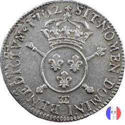 1/2 scudo alle Insegne 1702 (Besançon)