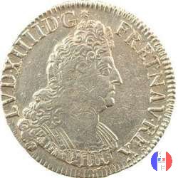 1/2 scudo alle Insegne 1702 (Amiens)