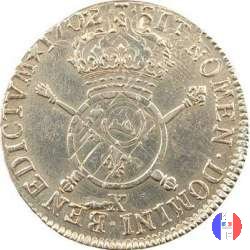 1/2 scudo alle Insegne 1702 (Amiens)