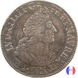 1/2 scudo alle Insegne 1702 (Bordeaux)