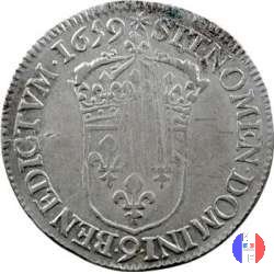 1/2 scudo " au Buste Juvenile" 1659 (Rennes)