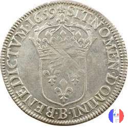 1/2 scudo " au Buste Juvenile" 1659 (Rouen)