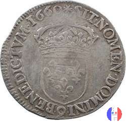 1/2 scudo " au Buste Juvenile" 1660 (Rennes)