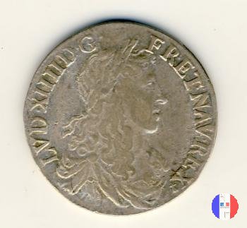 1/2 scudo " au Buste Juvenile" 1661 (Rennes)