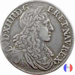 1/2 scudo " au Buste Juvenile" 1662 (Rennes)