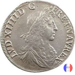 1/2 scudo " au Buste Juvenile" 1662 (Bayonne)